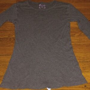 Plain grey long sleeve